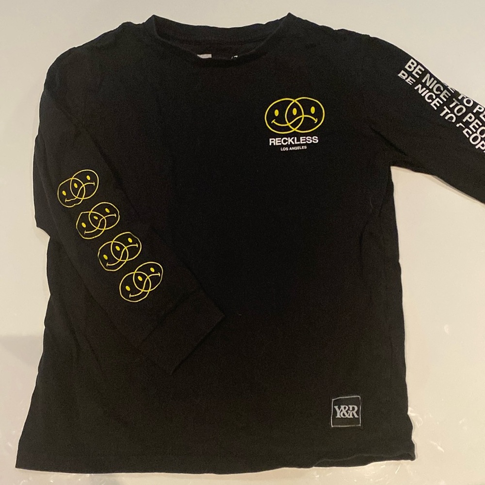 Y&R long sleeve shirt for boy. Size 7/8